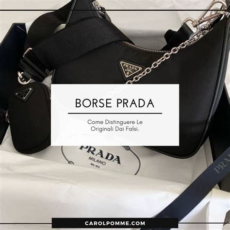 le mie borse sotto gli occhi sono firmate prada|Come riconoscere una borsa Prada originale .